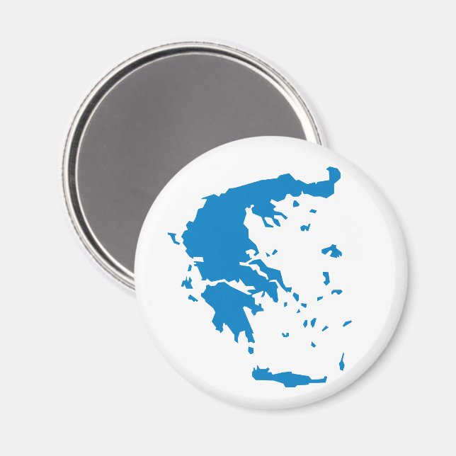 Map of Greece Magnet (Front/Back)
