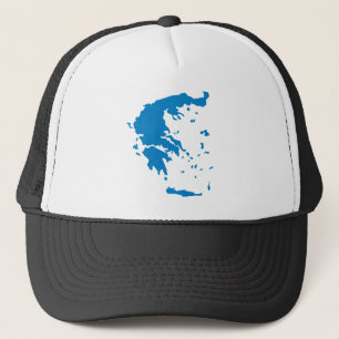 Map of Greece Trucker Hat