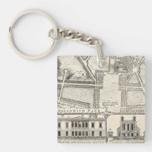 Map of Greenwich Park Key Ring