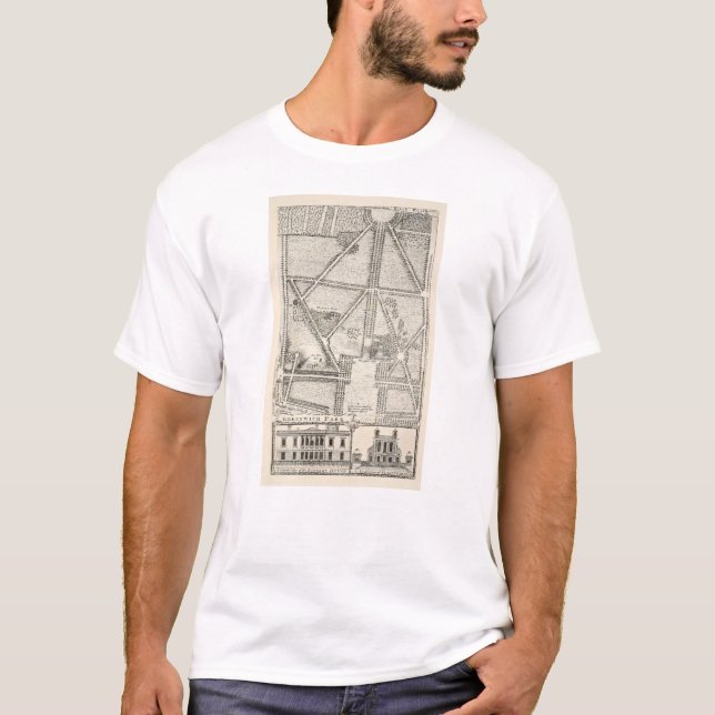 Map of Greenwich Park T-Shirt (Front)