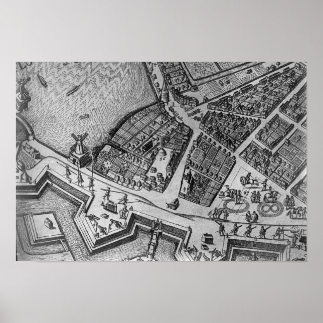 Map of Hamburg Poster (Front)