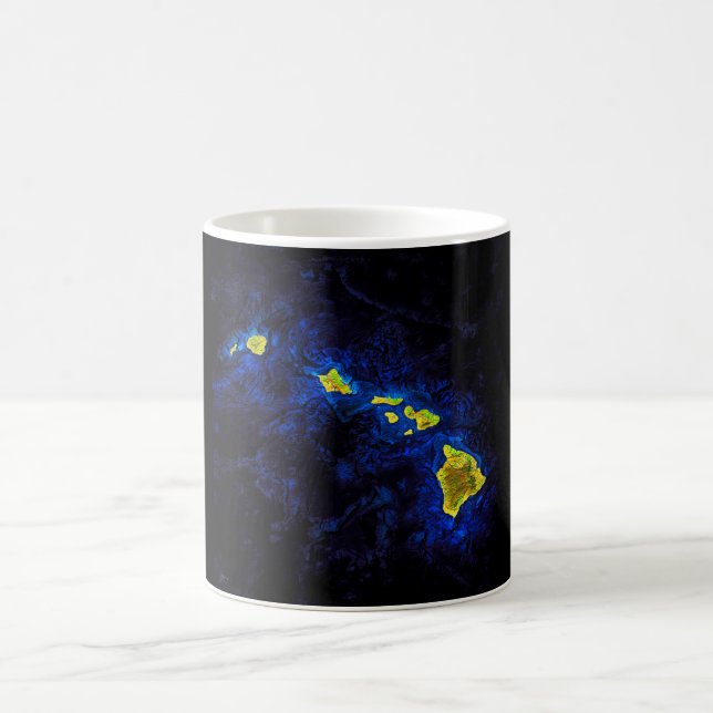 Map of Hawaii Magic Mug (Center)