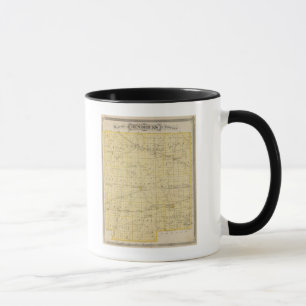 Map of Hendricks County Mug