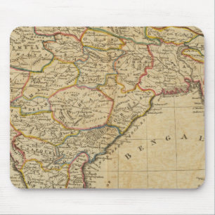 Map of Hindostan or India Mouse Mat