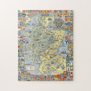 Map of Historical Scotland Jigsaw Puzzle