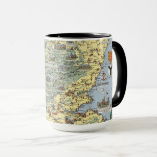 Map of Historical Scotland Mug