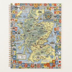Map of Historical Scotland Planner