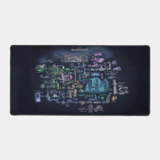 Map of Hollownest Desk Mat