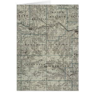 Map of Houston County, Minnesota