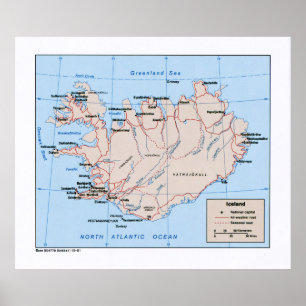 Map of Iceland (1981) Poster