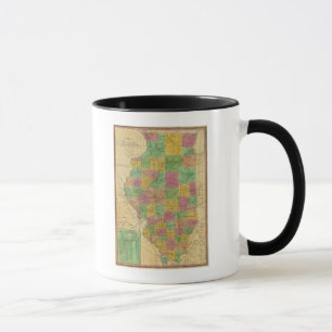 Map of Illinois Mug