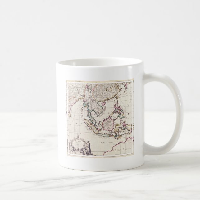 Map of India & the East Indies Coffee Mug (Right)