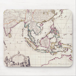 Map of India & the East Indies Mouse Mat
