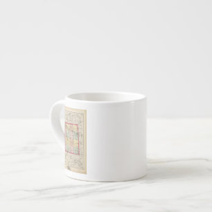 Map of Ingham County, Michigan Espresso Cup