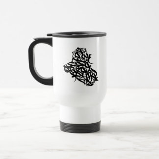 Map Of Iraq With Arabic Calligraphy Iraq Map Mug