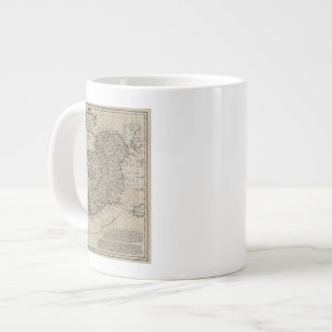 Map of Ireland Large Coffee Mug
