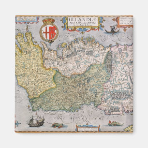 Map of Ireland Magnet