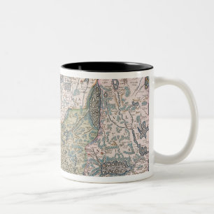 Map of Ireland Two-Tone Coffee Mug