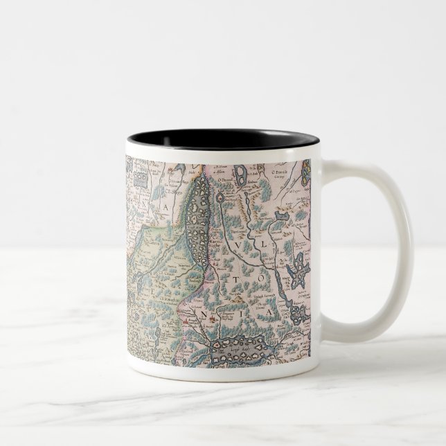 Map of Ireland Two-Tone Coffee Mug (Right)