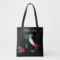 *~* Map of Italy Bella Italia Italian Language