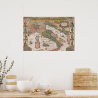 Map of Italy by Cornelis II Danckerts 1640