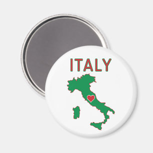 Map of Italy Magnet