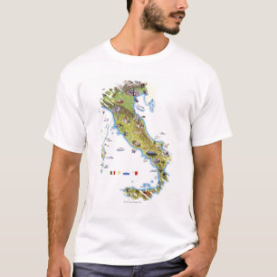 Map of Italy T-Shirt