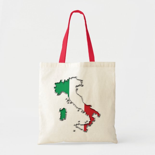 Map of Italy Tote Bag (Front)
