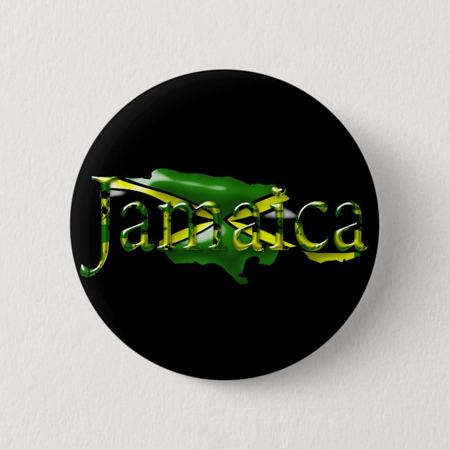 Map of Jamaica Button (Front)