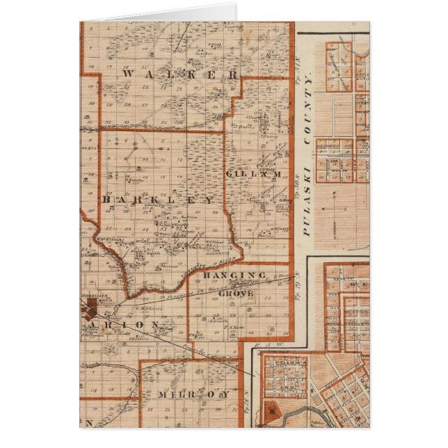 Map of Jasper County (Front)