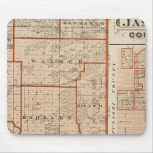 Map of Jasper County Mouse Mat