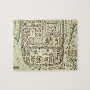 Map of Jerusalem and the surrounding area, from 'C Jigsaw Puzzle