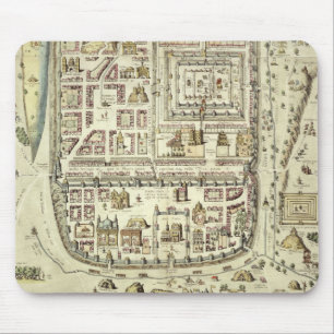 Map of Jerusalem and the surrounding area, from 'C Mouse Mat