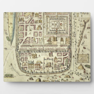 Map of Jerusalem and the surrounding area, from 'C Plaque