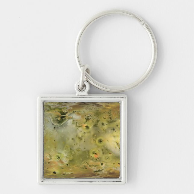 Map of Jupiter's moon Lo Key Ring (Front)