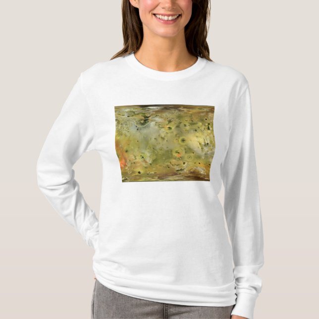 Map of Jupiter's moon Lo T-Shirt (Front)