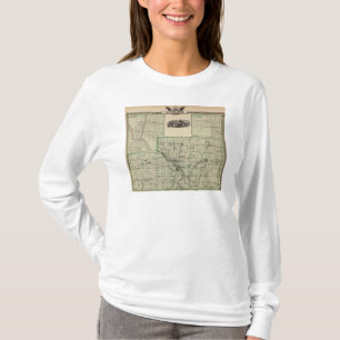 Map of Kankakee County, Kankakee and Gilman T-Shirt