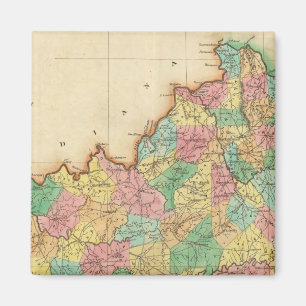 Map Of Kentucky Magnet
