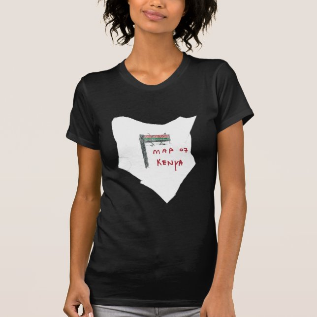Map of Kenya T-Shirt (Front)