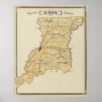 Map of Knox County