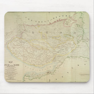 Map of Kutch and Runn, India, 1854 Mouse Mat