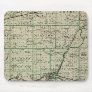 Map of La Salle County Mouse Mat