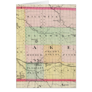 Map of Lake County, Michigan