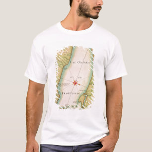 Map of Lake Ontario T-Shirt