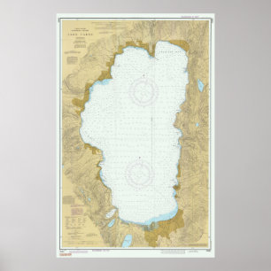 Map of Lake Tahoe (1987) Poster