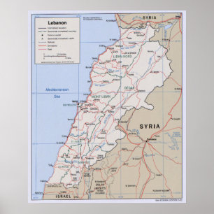 Map of Lebanon (2002) Poster