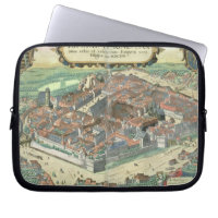 Map of Leipzig, from 'Civitates Orbis Terrarum' by