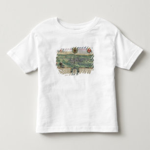 Map of Liege, from 'Civitates Orbis Terrarum' by G Toddler T-Shirt