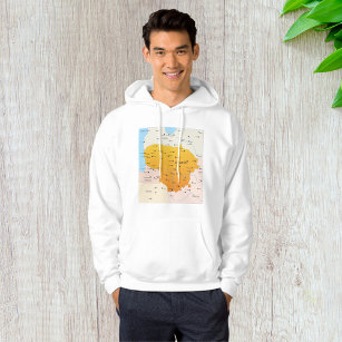 Map Of Lithuania Hoodie