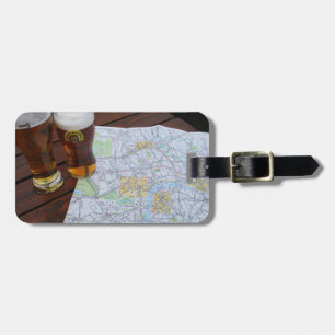 Map of London City Centre Luggage Tag